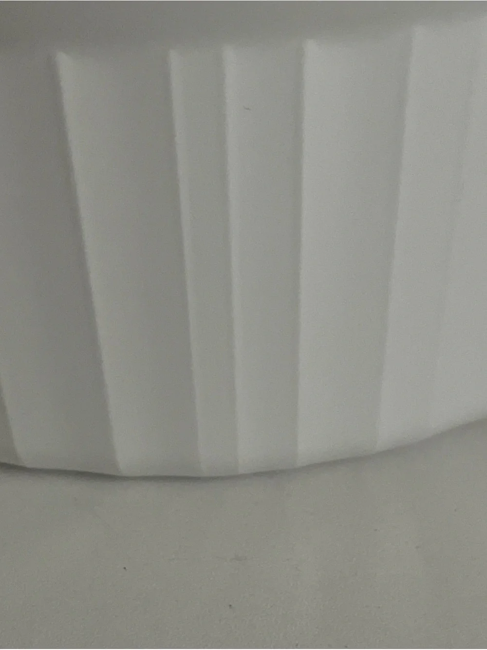 Corning ware French White Round Casserole Dish Stoneware 2.5 Qt Ribbed F-1-B EUC